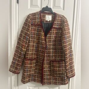 Anthropologie Elevenses Tweed Jacket – Size M